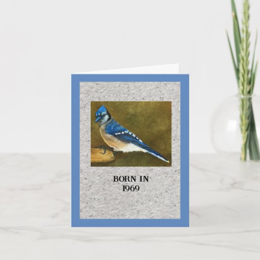 1969生まれ年の誕生日おもしろい事実 カード (正面)