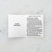 1969生まれ年の誕生日おもしろい事実 カード (内部)