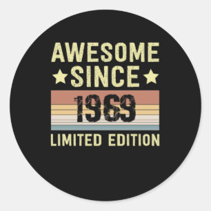 1969素晴らし年誕生日以来 ラウンドシール