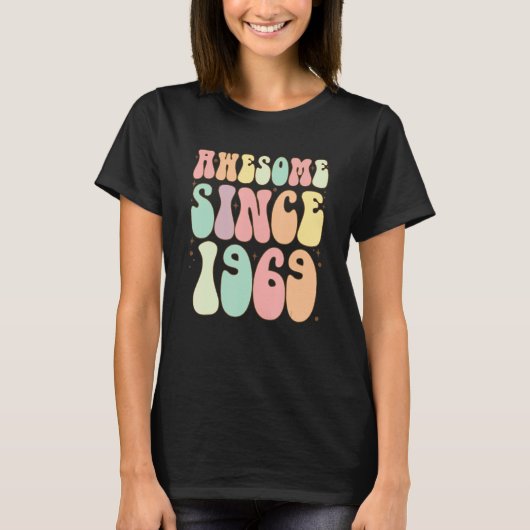 1969素晴らし年誕生日53歳の女性私 Tシャツ (正面)
