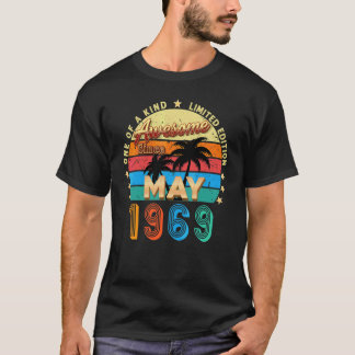 1969素晴らし年5月以来53番目の誕生日ヴィンテージ Tシャツ