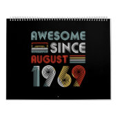 1969素晴らし年53威厳がある誕生日以降のヴィンテージ カレンダー (カバー)
