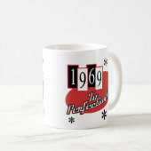 1969誕生日ガールレトロ コーヒーマグカップ (正面右)