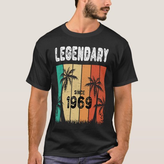 1969誕生日53位誕生日 Tシャツ (正面)