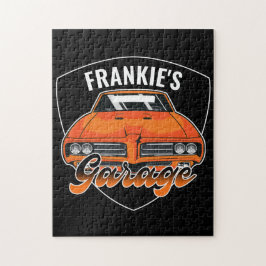 1969 パーソナライズされた Ram Air 400マッスルカーガレージ ジグソーパズル