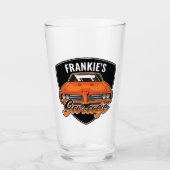 1969 パーソナライズされた Ram Air 400マッスルカーガレージ タンブラーグラス (正面)