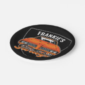 1969 パーソナライズされた Ram Air 400マッスルカーガレージ ペーパープレート (アングル)