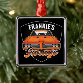 1969 パーソナライズされた Ram Air 400マッスルカーガレージ メタルオーナメント
