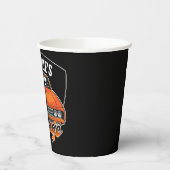 1969 パーソナライズされた Ram Air 400マッスルカーガレージ 紙コップ (左)