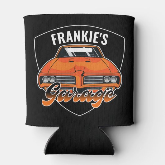 1969 パーソナライズされた Ram Air 400マッスルカーガレージ 缶クーラー (裏面)