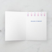 1969 50懇親会のTLHS Bunny Boyクラス カード (内部)