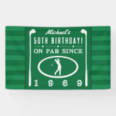 1969 50thゴルファー誕生日 横断幕 (横)