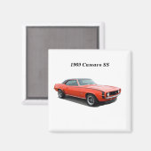 1969 Camaro SSマグネット マグネット (正面/裏面)