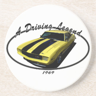 1969 CAMARO Z28の黄色 コースター