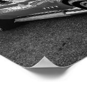 1969 Chevrolet Corvette、モーションパフォーマンスエンジン搭載 ポスター (角)