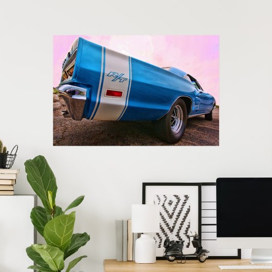 1969 Dodge Coronet R/T ポスター (ホームオフィス)