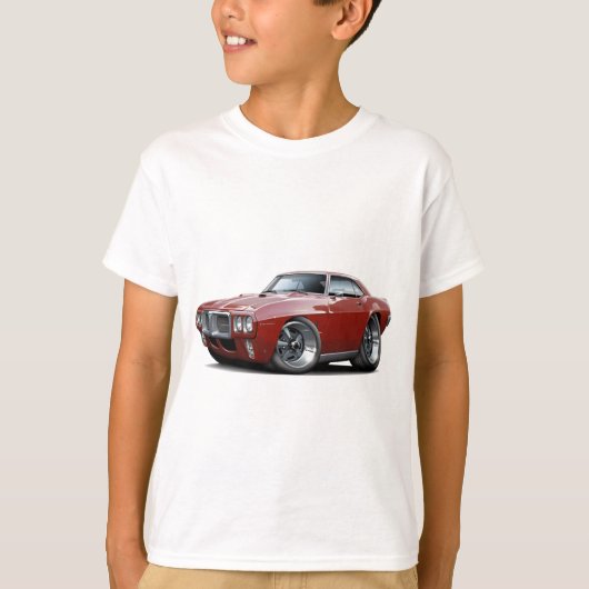 1969 Firebirdマルーン車 Tシャツ (正面)