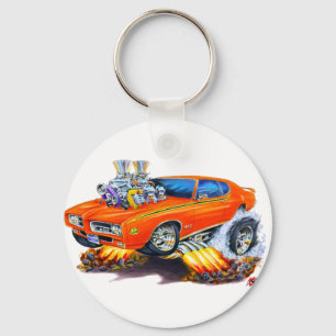 1969 GTOジャッジ・オレンジ・カー キーホルダー