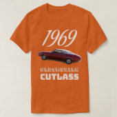 1969 Oldsmobile Cutlass 1 Tシャツ (デザイン正面)