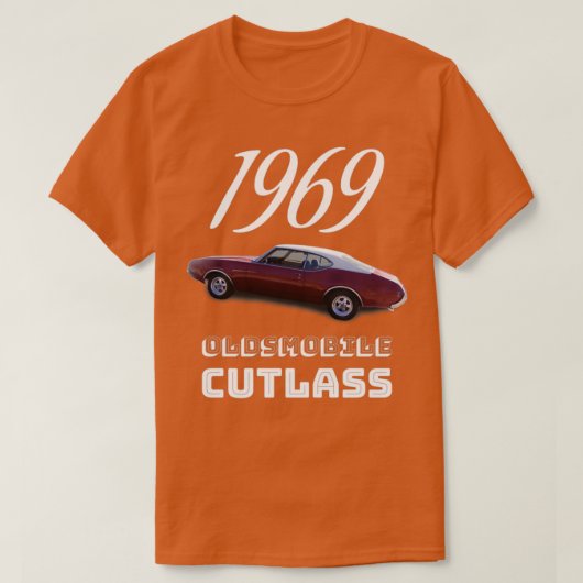 1969 Oldsmobile Cutlass 1 Tシャツ (デザイン正面)
