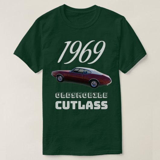 1969 Oldsmobile Cutlass Tシャツ (デザイン正面)
