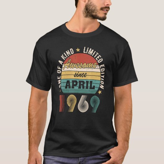 1969 U素晴らし2013年4月ハッピーバースデー以降 Tシャツ (正面)