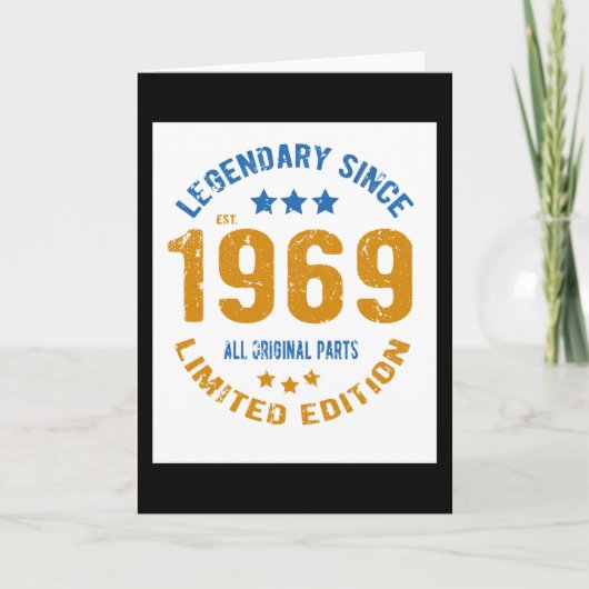1969 Vintage Birthday カード (正面)