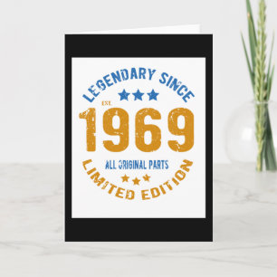 1969 Vintage Birthday カード
