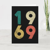 1969 Vintage Birthday Retro カード (正面)