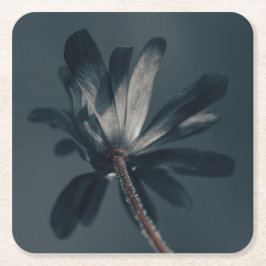 196.おいしい暗い花 スクエアペーパーコースター