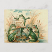 196.カエルの群れ ポストカード (正面)