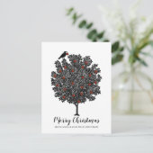 196.キリ飾ストの木 シーズンポストカード (スタンド正面)