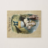 196.コドモのアリス、ワンダーランドの子ぶたさん ジグソーパズル (横)