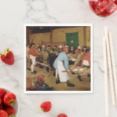 196.ペテ結婚ル・ブルーゲル長老による農夫の手紙 スタンダードランチョンナプキン (インサイチュ)