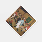 196.ペテ結婚ル・ブルーゲル長老による農夫の手紙 スタンダードランチョンナプキン (角)