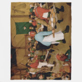 196.ペテ結婚ル・ブルーゲル長老による農夫の手紙 フリースブランケット (正面)