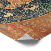 196.レディと一角獣(ユニコーン):『聞く』 ポスター (角)