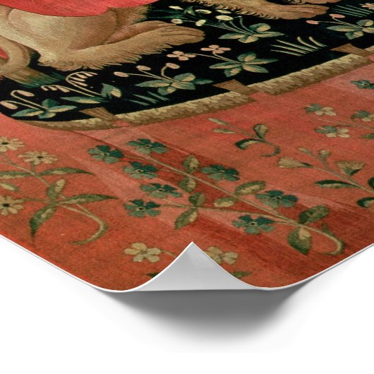 196.レディと一角獣(ユニコーン): 「Touch」 ポスター (角)