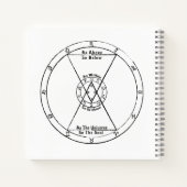 196.大烏と月 ノートブック (裏面)