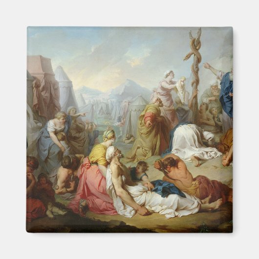 196.恥知らずのヘビ マグネット (正面)