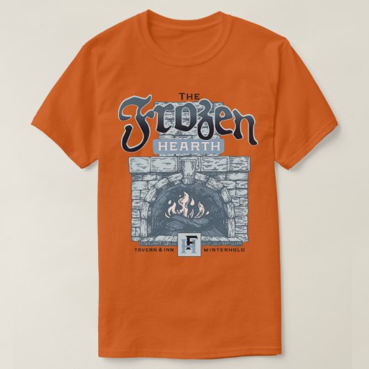 196.暖炉 Tシャツ (デザイン正面)