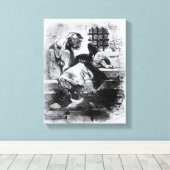 196.牢獄の鉄の仮面の男 キャンバスプリント (インサイチュ (ウッドフロア))