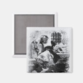 196.牢獄の鉄の仮面の男 マグネット (正面/裏面)