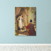 196.王様と乞食の女の子 キャンバスプリント (インサイチュ (ウッドフロア))