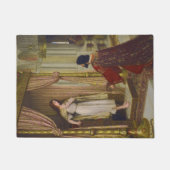 196.王様と乞食の女の子 ドアマット (正面)