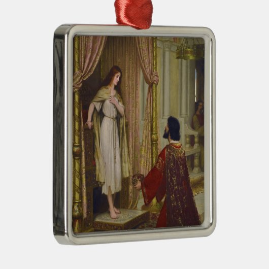 196.王様と乞食の女の子 メタルオーナメント (右)