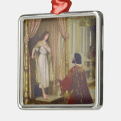 196.王様と乞食の女の子 メタルオーナメント (左)