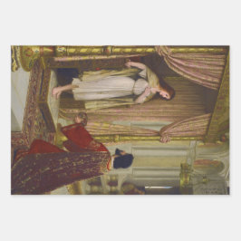 196.王様と乞食の女の子 ラッピングペーパーシート