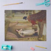 196.王様と乞食の女の子 薄葉紙 (クラフト)