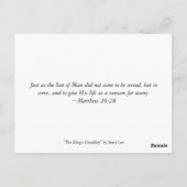 196.王様のしつけさ ポストカード (裏面)